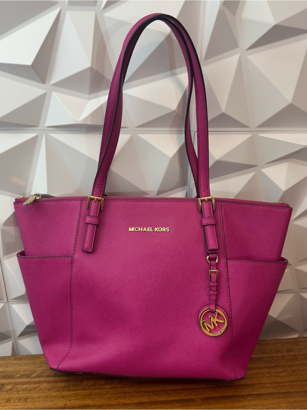 Michael Kors Top Zip Tote purple/purple